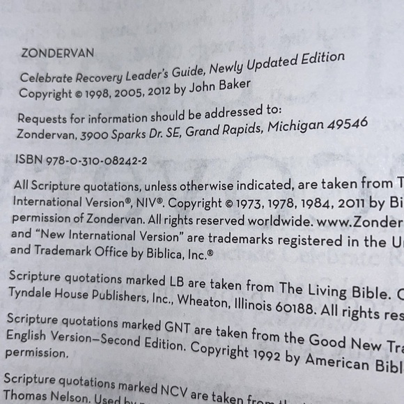 Celebrate Recovery Leader's Guide Book - NEW - Picture 2 of 4